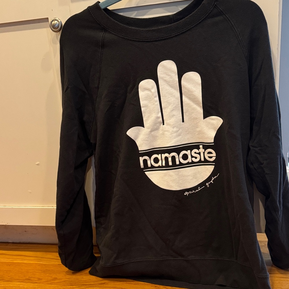 Spiritual Gangster Kids Black Namaste Shirt
